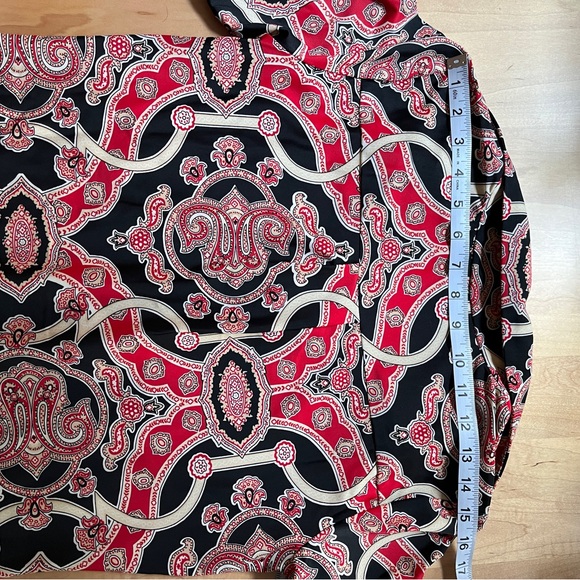 Vibrant Retro Red, Black and Cream Jude Connally Mini Dress - Picture 8 of 9